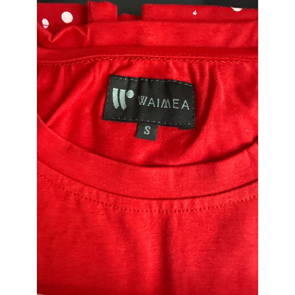 Waimea T Shirt Mens Small Red Gold Dripping Bull Paint Splatter Streetwear New - Picture 5 of 5